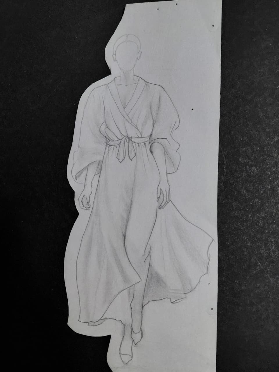 Flowing skirt