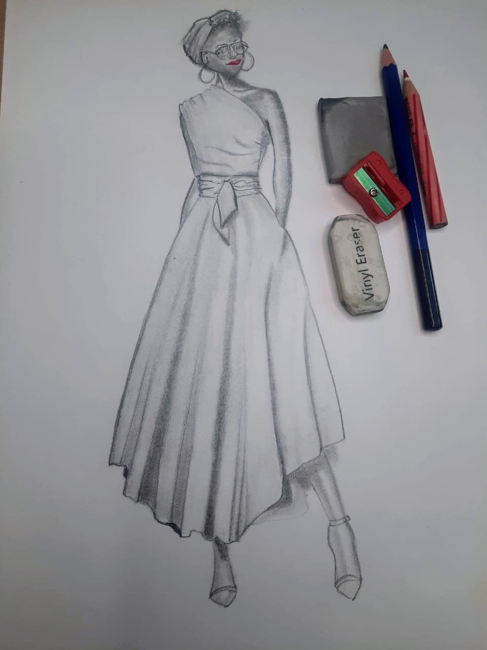 Cream gown